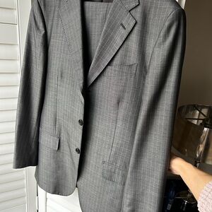 Men's Gray Pinstripe suit
